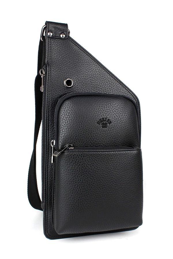  Erkek Kulaklık Çıkışlı Çapraz Askılı Omuz Çanta Göğüs Body bag Çanta - Image 1