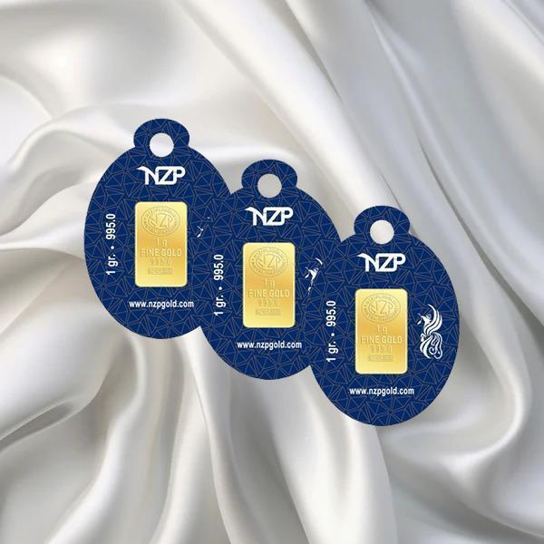 3 Adet 1 Gr 24 Ayar Nizipli Gram Altın - Image 1