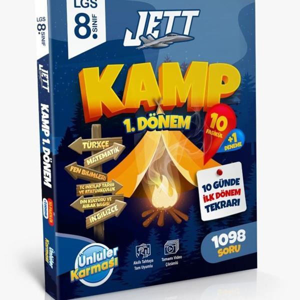 Ünlüler Karması 8. Sınıf 1. Dönem Jett Kamp Kitabı Ünlüler Karması Yayınları - Ünlüler Karması - Image 1