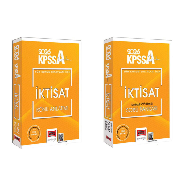 Yargı 2026 KPSS-A Grubu Tüm Kurum Sınavları İçin İktisat Konu Anlatımlı Soru Bankası Seti 2 Kitap Ya - Bi bigelio - Image 1