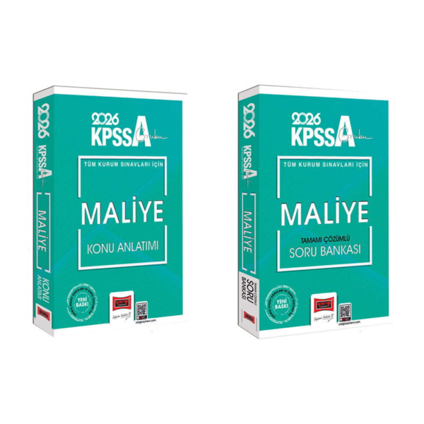 Yargı 2026 KPSS-A Grubu Tüm Kurum Sınavları İçin Maliye Konu Anlatımı Soru Bankası Seti 2 Kitap Yarg - Bi bigelio - Image 1