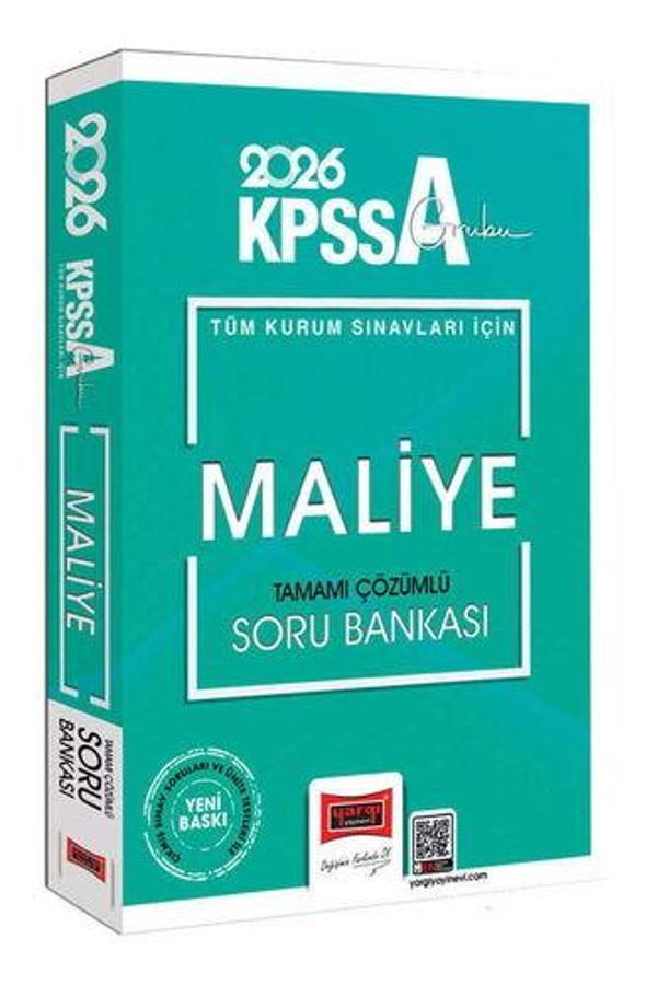 Yargı 2026 KPSS-A Grubu Tüm Kurum Sınavları İçin Maliye Tamamı Çözümlü Soru Bankası Yargı Yayınları - Bi bigelio - Image 1