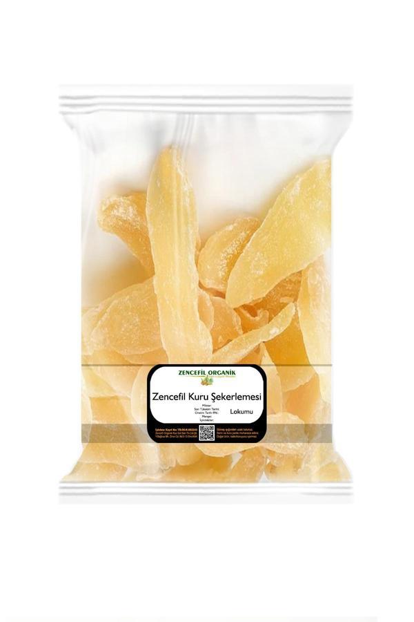 Zencefil Lokumu 500 Gr. Taze Zencefil Şekerlemesi Özel Kurutulmuş Yaş Zencefil 0,5 Kg. - Image 1