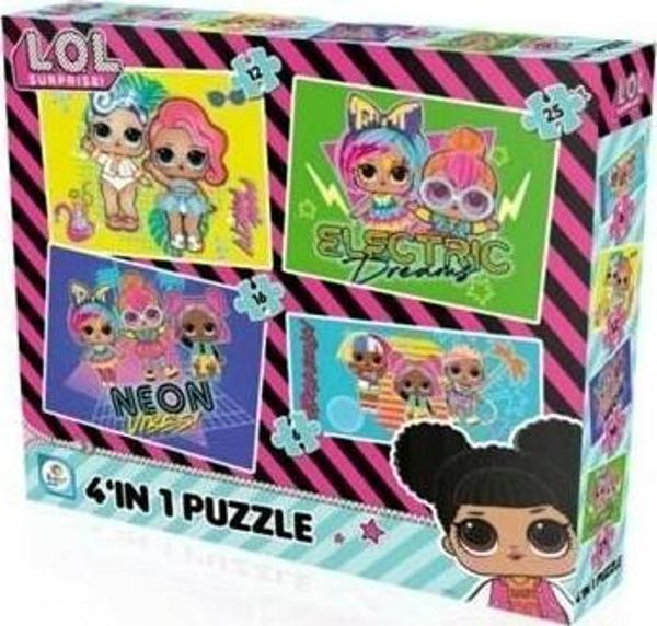 LOL7627 LOL 4İN1 PUZZLE ANAOKUL - Image 1