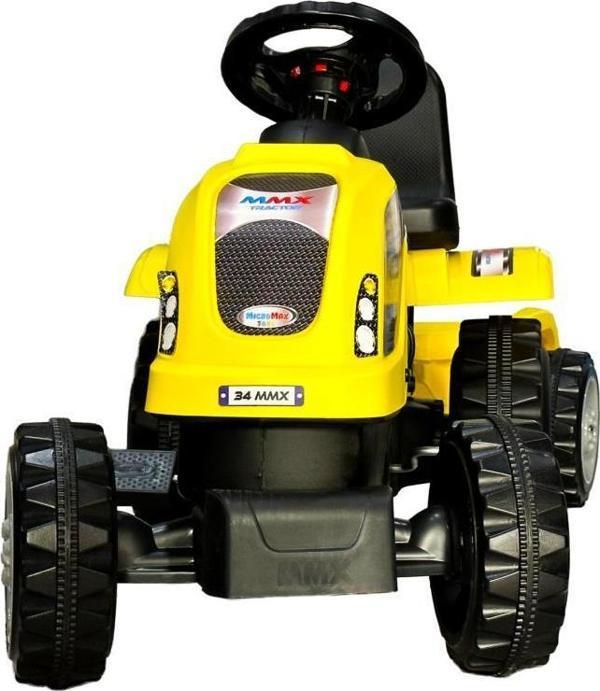 Micromax Römorklu Traktör Pedallı 01 015 Sarı - Image 1