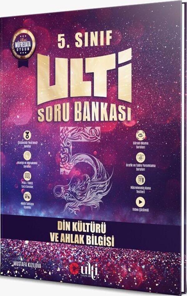 5. Sınıf Din Kültürü ve Ahlak Bilgisi Soru Bankası Ulti Yayınları - Ulti Yayınları - Image 1