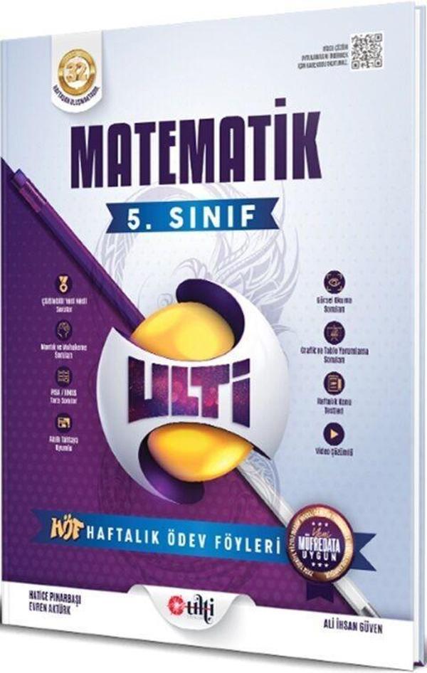 5. Sınıf Matematik Haftalık Ödev Föyleri Ulti Yayınları - Ulti Yayınları - Image 1