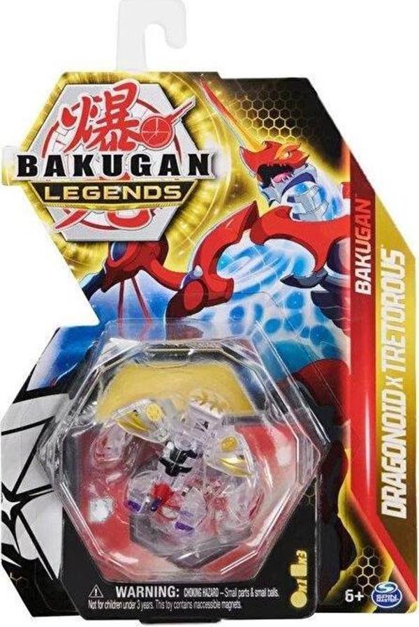 Spin Master Bakugan Legends Çekirdek Topu 6066093 20140514 Dragonoid Tretorous (Gri),Figür Oyuncak - Image 1