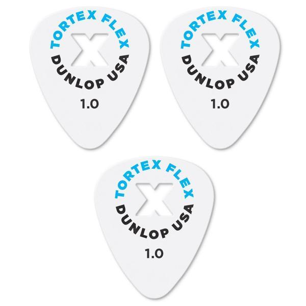 Jim Dunlop 428X1.00 Gitar Pena 3 Adet ( 1 mm) Tortex Flex X  - Image 1