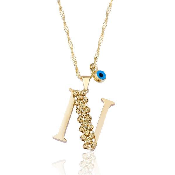 N Harf Altın Kolye - Image 1