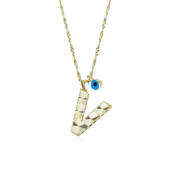 V Harf Altın Kolye - Image 1