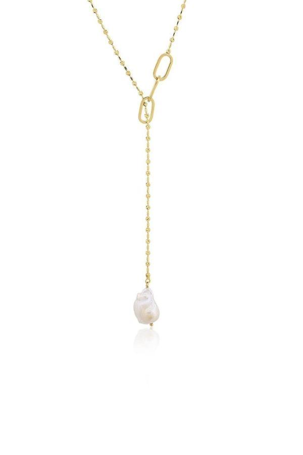 İncili Myrelis Altın Kolye - Image 1