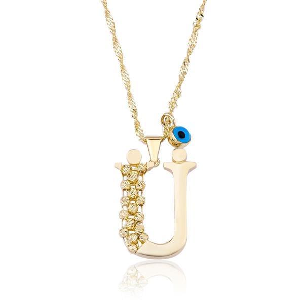 Ü Harf Altın Kolye - Image 1