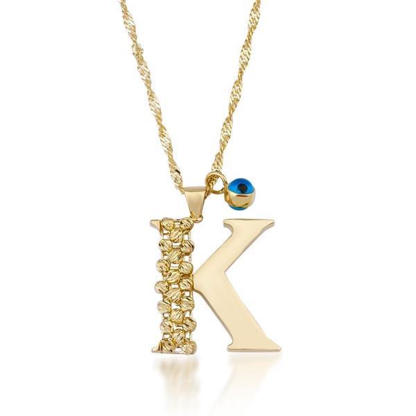 K Harf Altın Kolye - Image 1