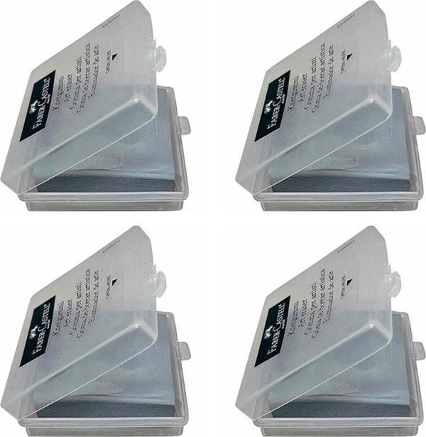 Faber-Castell Gri Hamur Silgi - 4 ADET - Image 1
