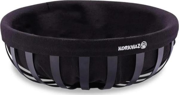 Korkmaz A5811-1 Siyah Ekmek Sepeti - Image 1