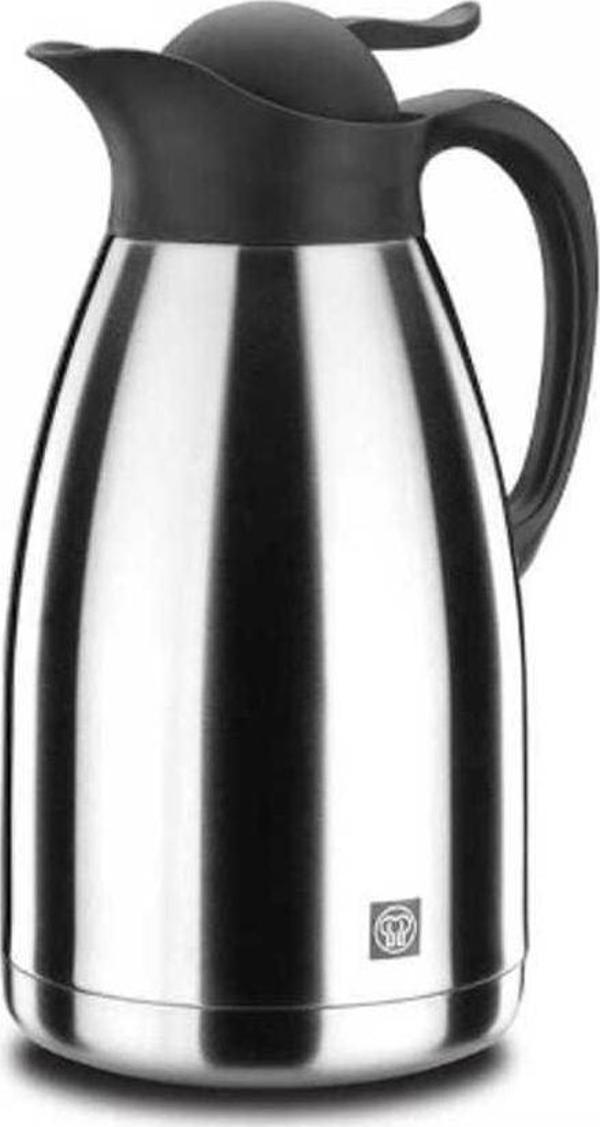 Korkmaz A596-02 Satina Çelik Termos 2,0 Litre  - Image 1