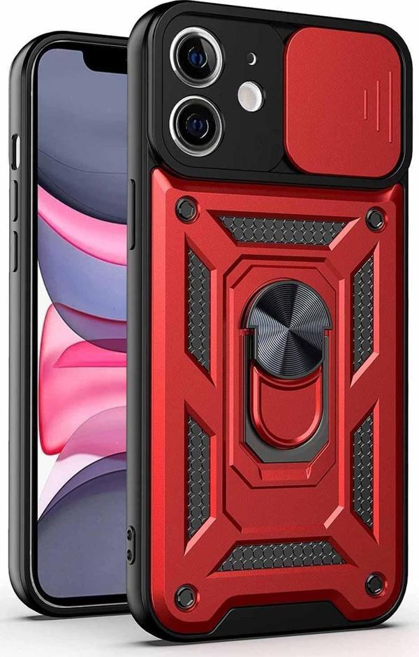Microsonic Apple iPhone 11 Kılıf Impact Resistant Kırmızı - Image 1