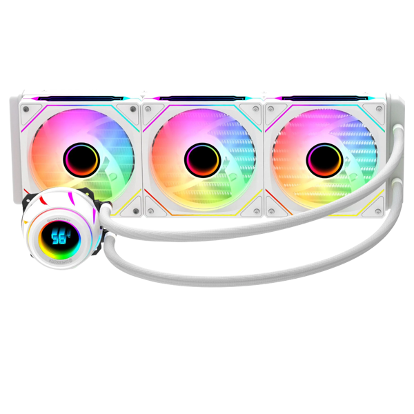 GameBooster BLADE 360W ARGB 360mm Beyaz İşlemci Sıvı Soğutucu GB-LCS-BL360W - Image 1