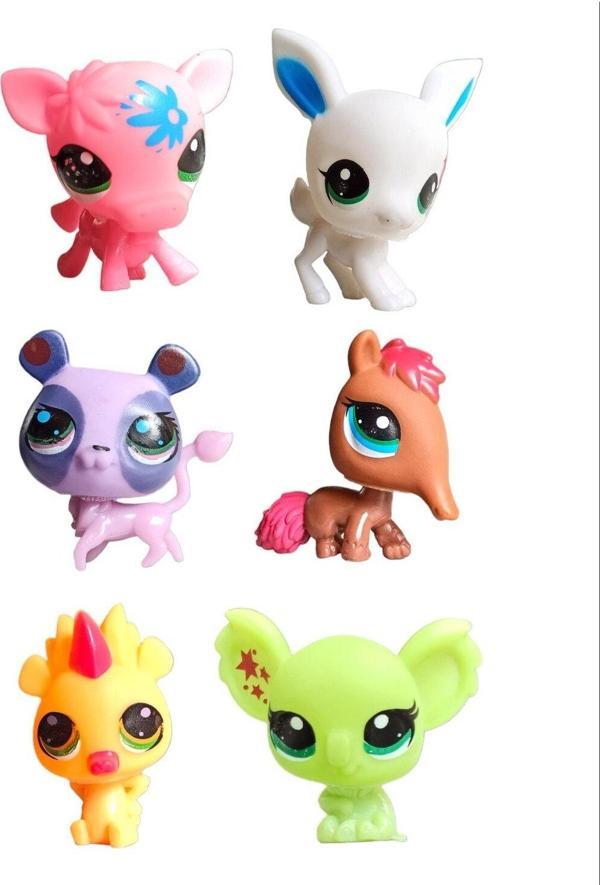 Pop Şeker Littlest Pets Shop Minişler 6 Lı Oyuncak Miniş Ailesi 3.Model - Image 1