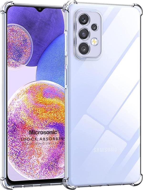 Microsonic Samsung Galaxy A23 Kılıf Shock Absorbing Şeffaf - Image 1