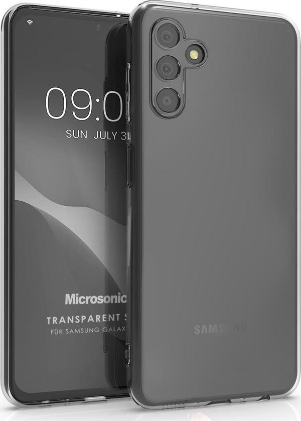 Microsonic Samsung Galaxy A24 Kılıf Transparent Soft Beyaz - Image 1