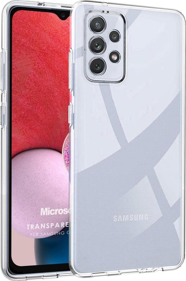 Microsonic Samsung Galaxy A13 4G Kılıf Transparent Soft Şeffaf - Image 1