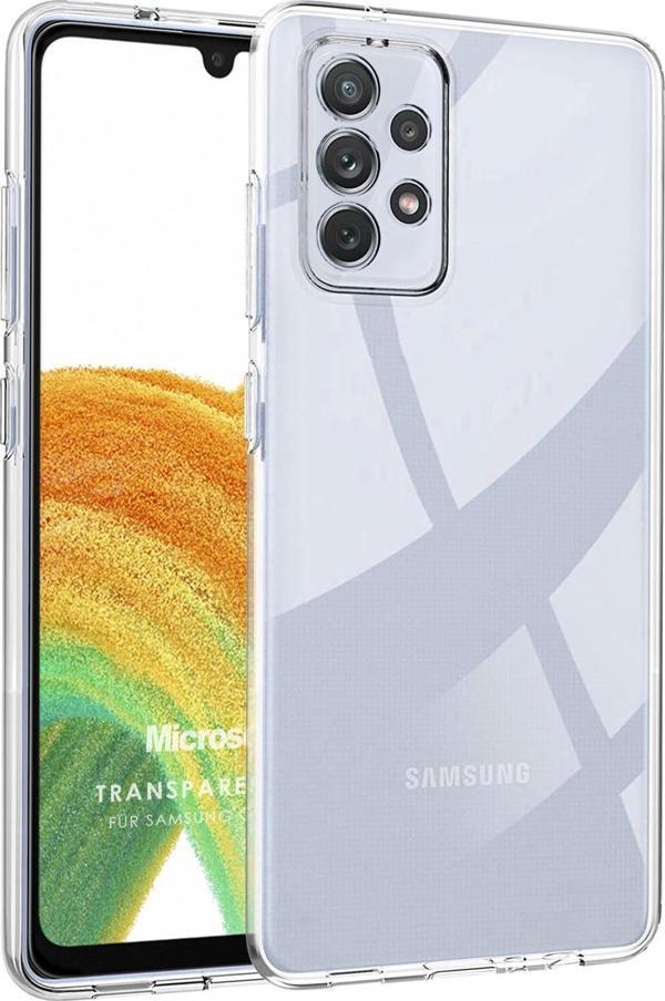 Microsonic Samsung Galaxy A33 5G Kılıf Transparent Soft Şeffaf - Image 1