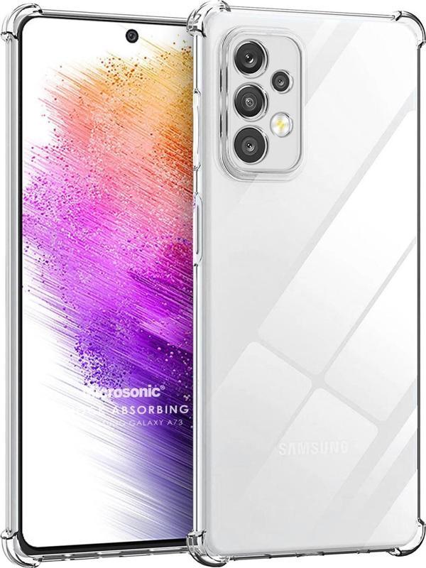 Microsonic Samsung Galaxy A73 5G Kılıf Shock Absorbing Şeffaf - Image 1
