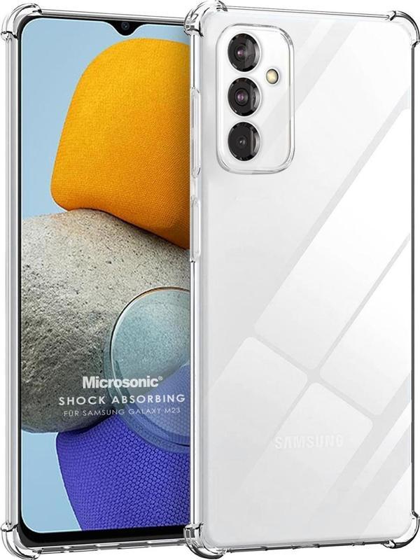 Microsonic Samsung Galaxy M23 Kılıf Shock Absorbing Şeffaf - Image 1