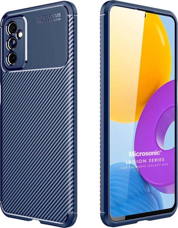 Microsonic Samsung Galaxy M52 Kılıf Legion Series Lacivert - Image 1
