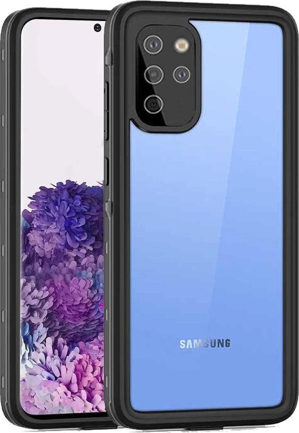 Microsonic Samsung Galaxy S20 Plus Kılıf Waterproof 360 Full Body Protective Siyah - Image 1