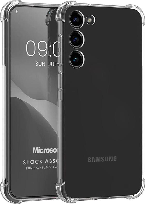 Microsonic Samsung Galaxy S23 Plus Kılıf Shock Absorbing Şeffaf - Image 1