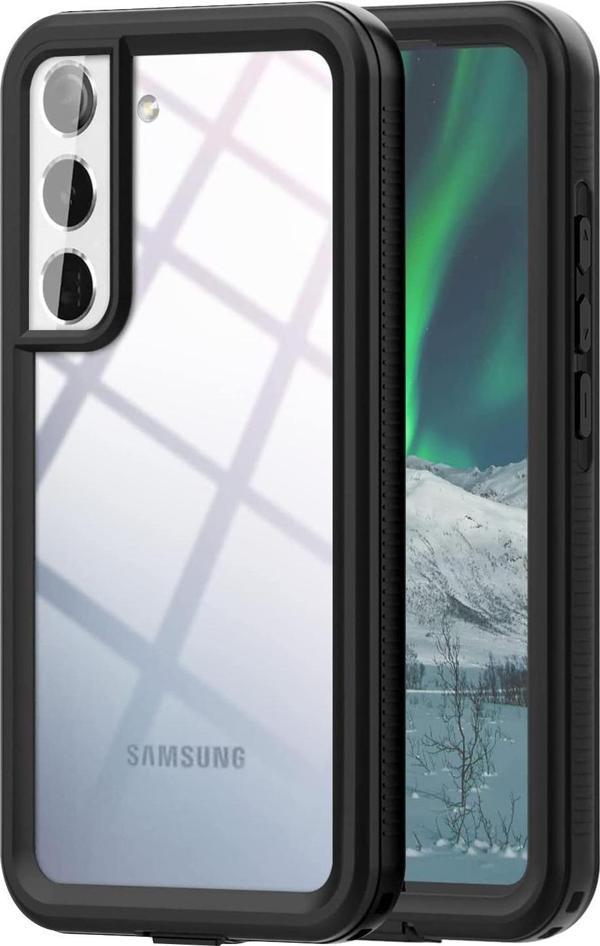 Microsonic Samsung Galaxy S22 Kılıf Waterproof 360 Full Body Protective Siyah - Image 1