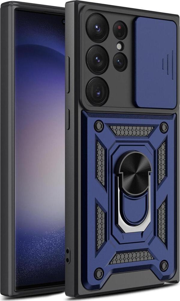 Microsonic Samsung Galaxy S23 Ultra Kılıf Impact Resistant Lacivert - Image 1