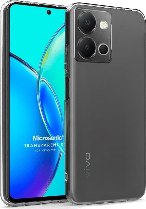 Microsonic Vivo Y36 Kılıf Transparent Soft Şeffaf - Image 1