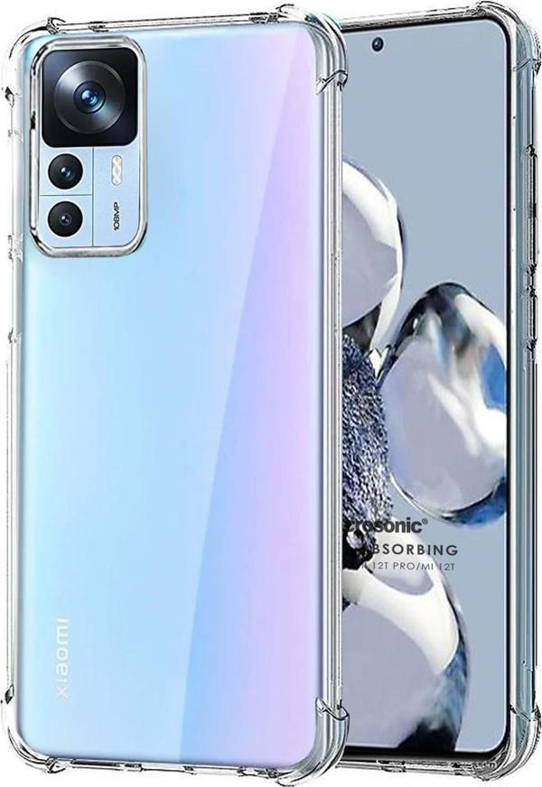 Microsonic Xiaomi Mi 12T Pro Kılıf Shock Absorbing Şeffaf - Image 1