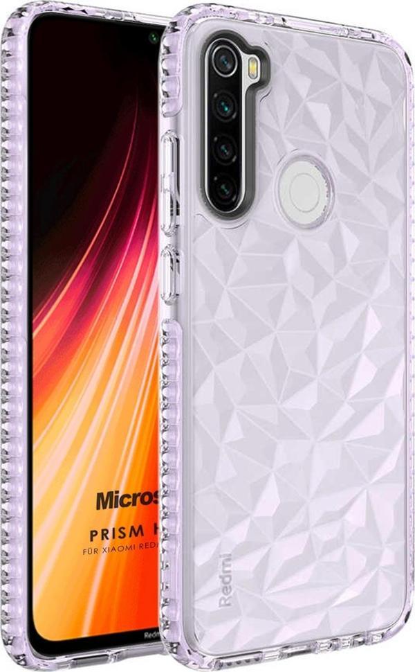 Microsonic Xiaomi Redmi Note 8 Kılıf Prism Hybrid Mor - Image 1