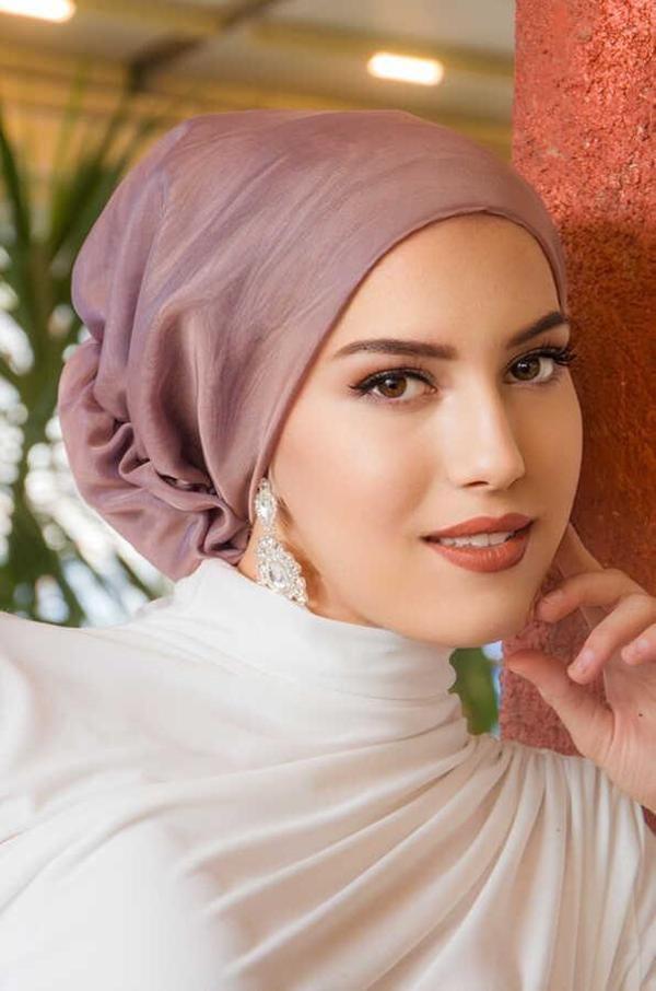 Pudra Janjan Çağla Hazır Türban - Image 1