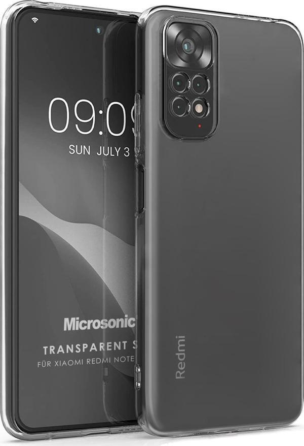 Microsonic Xiaomi Redmi Note 11 Kılıf Transparent Soft Şeffaf - Image 1