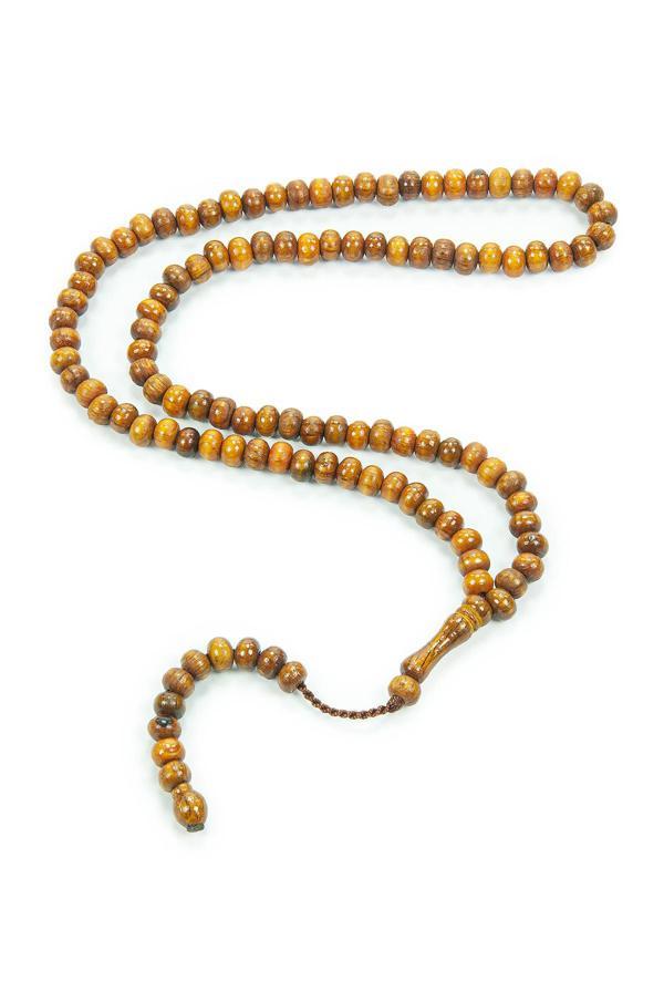 Kördiken Ağacı Küre Kesim Tesbih - 100 lü - 7 MM - Zikir Tesbihi - KT-5 - Image 1