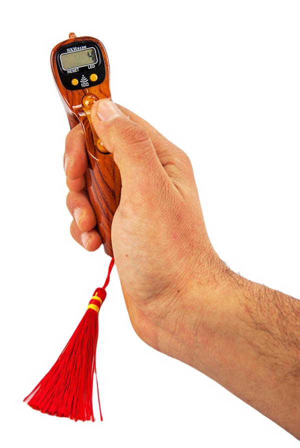 Dijital Tespih Yeni Nesil Zikirmatik Tesbihmatik - Kahverengi - Image 1