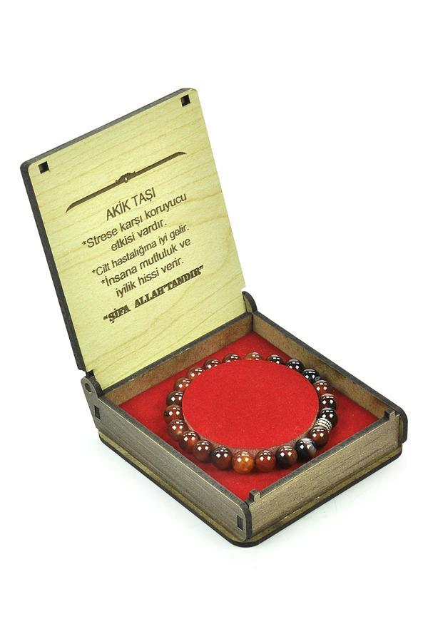 Doğal Akik Taşı Bileklik - Image 1