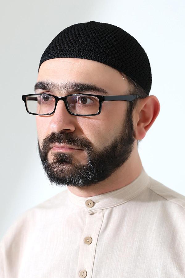 Çelik Örme Namaz Takkesi Siyah - Image 1