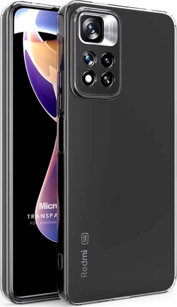 Microsonic Xiaomi Redmi Note 11 Pro Plus Kılıf Transparent Soft Şeffaf - Image 1