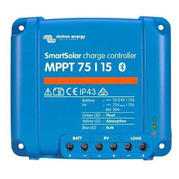 12/24V 15A MPPT Solar Charge Controller, SCC075015060R, Victron - Image 1