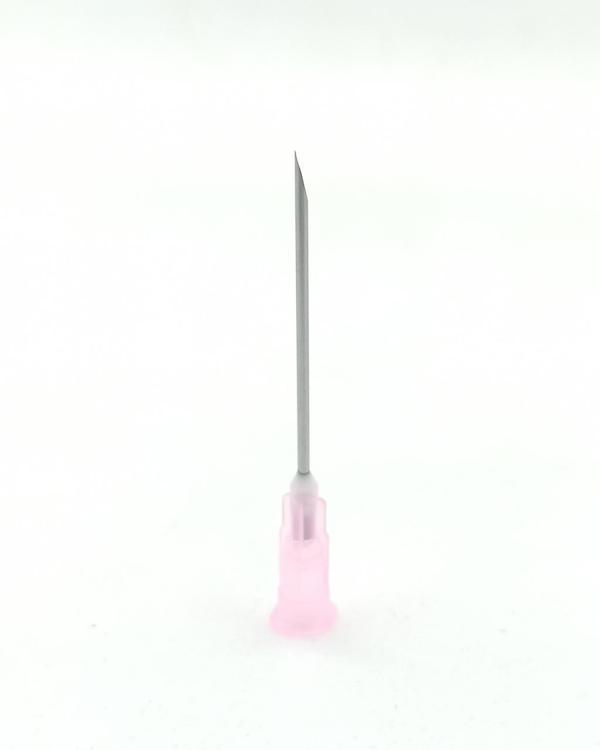 1.20 x 38 mm 18G x 1 1/2 Pembe Steril Enjektör İğnesi (500 adet) - Image 1