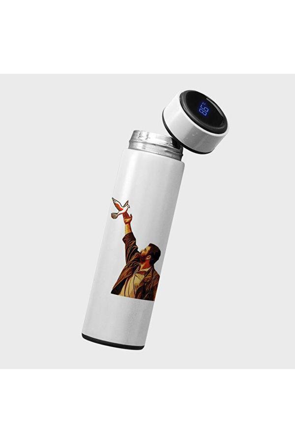 Ahmet Kaya Resimli Termos - Ahmet Kaya Tasarımlı Termosu 2 - Image 1