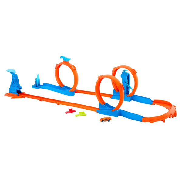 Hot Wheels Track Creator Üçlü Çember Pist Seti JDW39 - Image 1