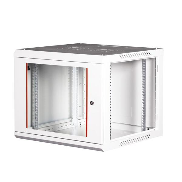 LANDE - 9U 19" Duvar Tipi Rack Kabinet – Genişlik: 600 mm | Derinlik: 600 mm – Açık Gri - Image 1